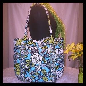 Vera Bradley Island Blooms Satchel